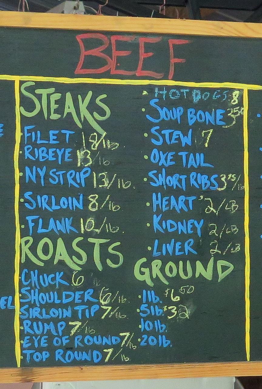 List of Beef Cuts and Prices