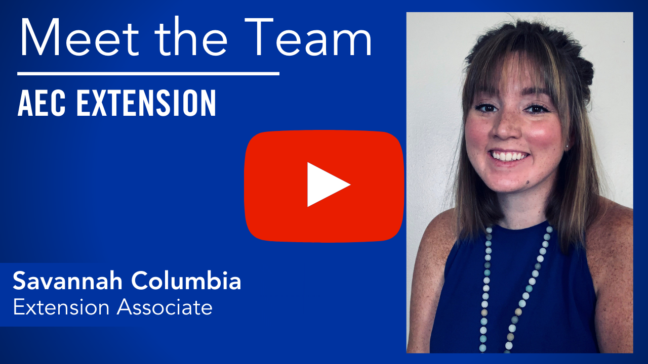 Meet the Team | AEC Extension: Savannah Columbia