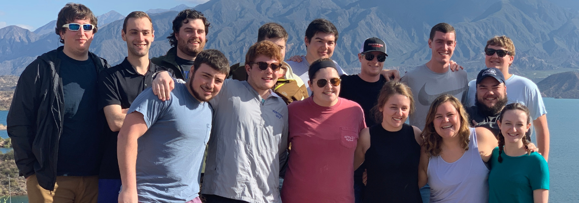 2019 education abroad in Argentina group photo.