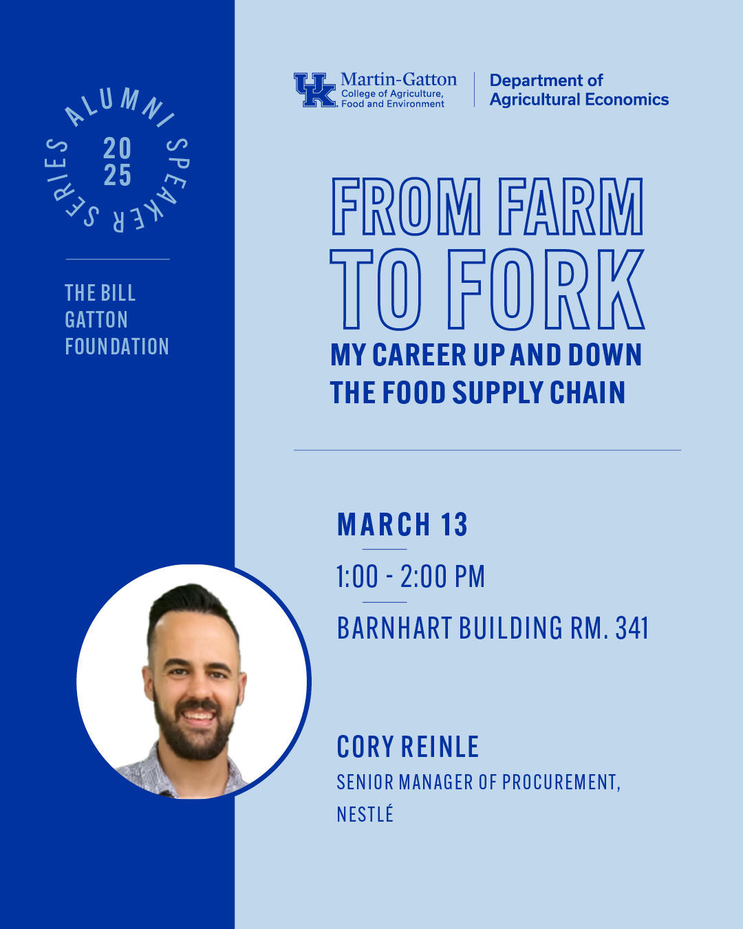 From Farm to Fork Alumni Speaker Series
